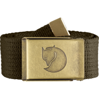 Canvas Brass Belt 4 cm