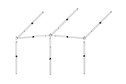 Frame Voortentluifel Palma/Locarno Plus Aluminium 25mm EasyGrip