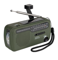 Draagbare en Opwindbare Noodradio (SW1/SW2/FM/AM)