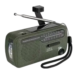 Draagbare en Opwindbare Noodradio (SW1/SW2/FM/AM)