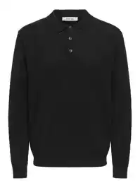 Loui Reg 12 Ls Mel Polo Knit