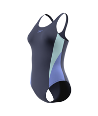 Colourblock Splice Muscleback Zwempak