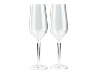 Champagne glazen 2st.
