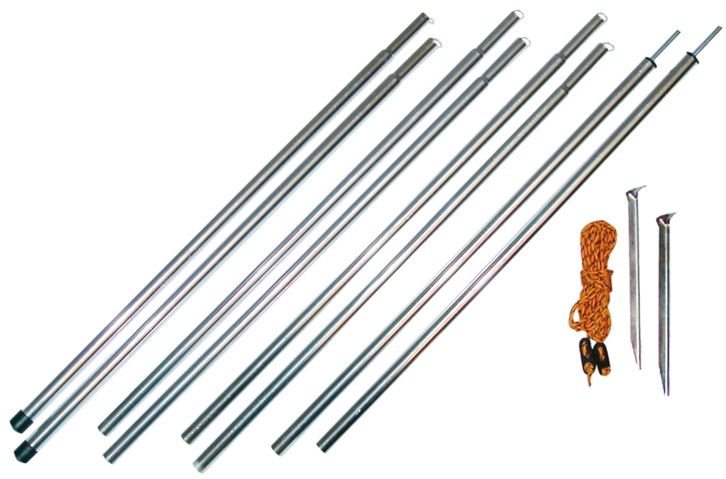 Luifelstokkenset 200cm 4 delig
