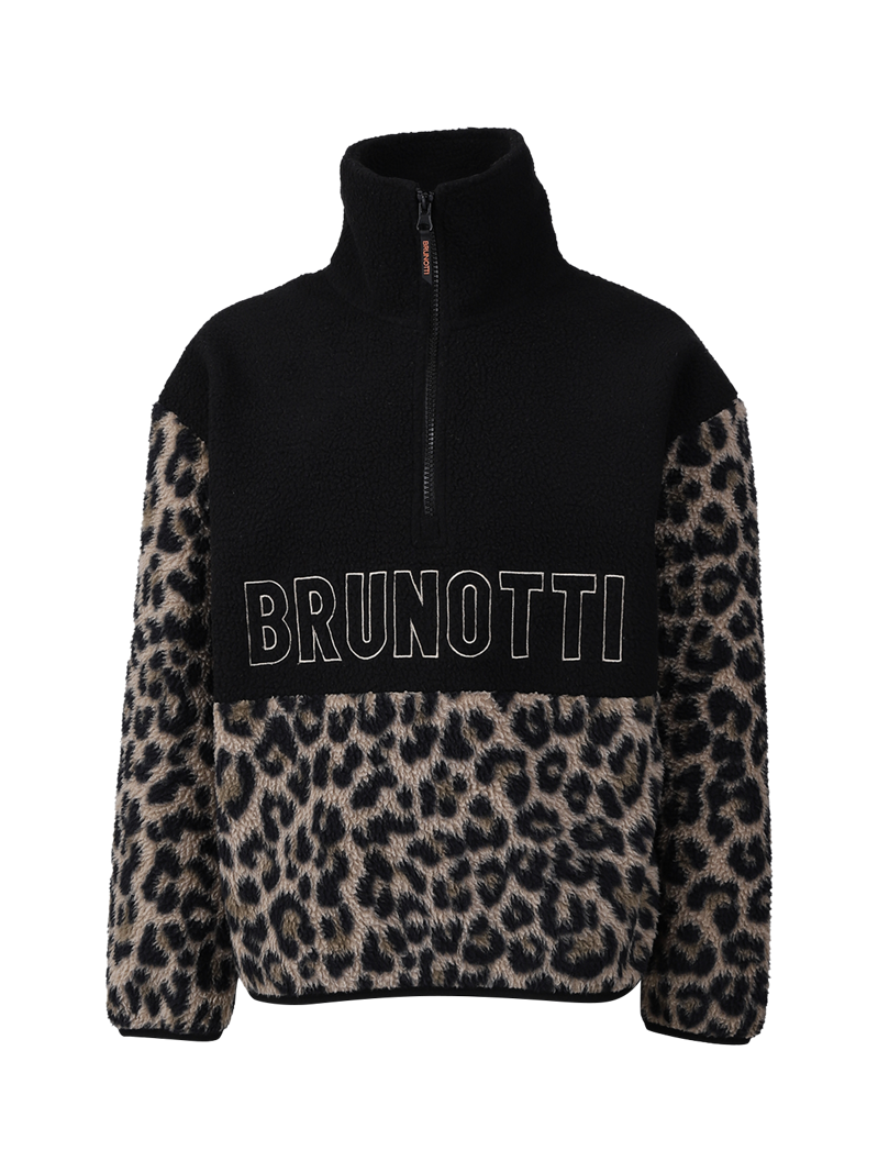 Chiny-Print Fleece Trui
