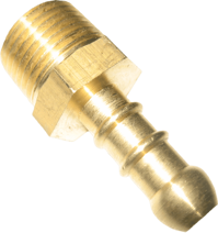 Slangpilaar 1/2 inch buiten messing