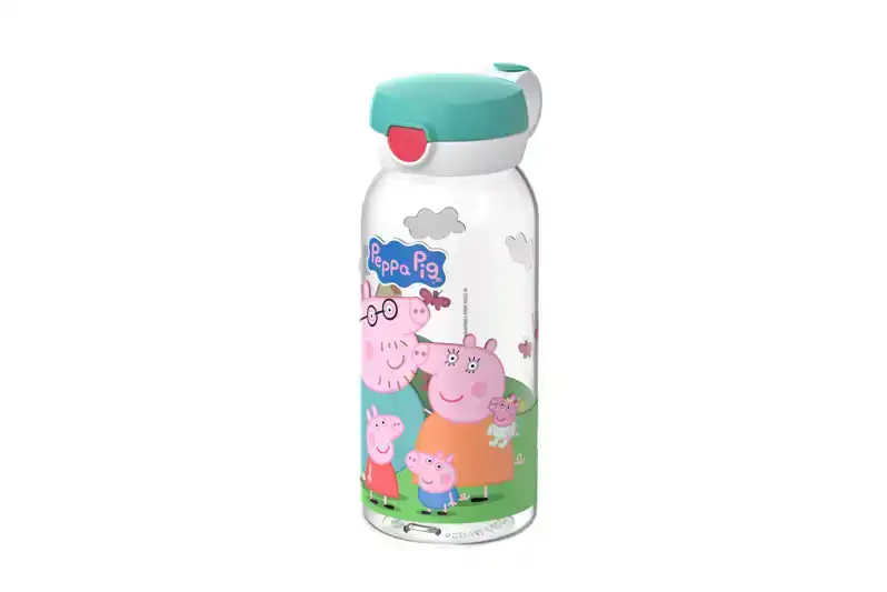 Campus Drinkfles met Flipdop 600 ml - Peppa Pig
