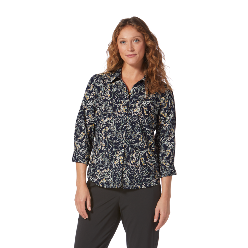 Expedition II Print 3/4 Blouse