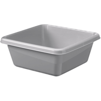 Water-line wasbak vierkant 10L grijs