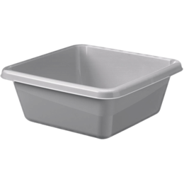 Water-line wasbak vierkant 10L grijs
