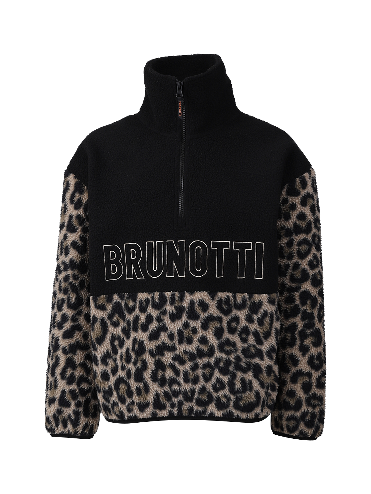 Chiny-Print Fleece Trui