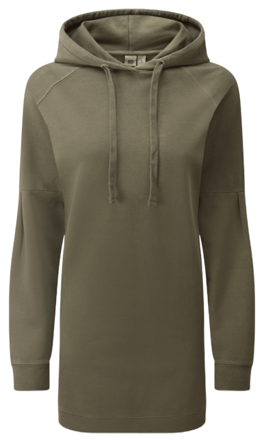 French Terry Hoodie Jurk