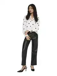 Belem L/S Bow Top Wvn Sud