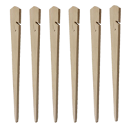 Tentharig Hout 40 cm (6st.)