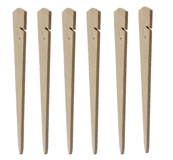 Tentharig Hout 40 cm (6st.)
