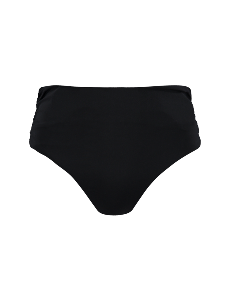 Solid High Waist Bikinibroekje