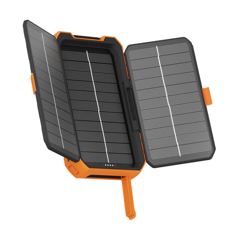 Robuuste Zonne-energie Powerbank 10.000 mAh