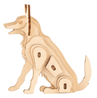 DOG 3D WOODEN PUZZLE