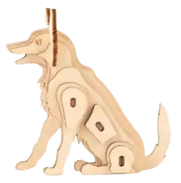 DOG 3D WOODEN PUZZLE