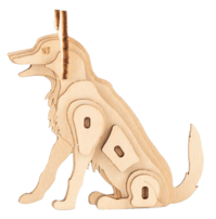 DOG 3D WOODEN PUZZLE