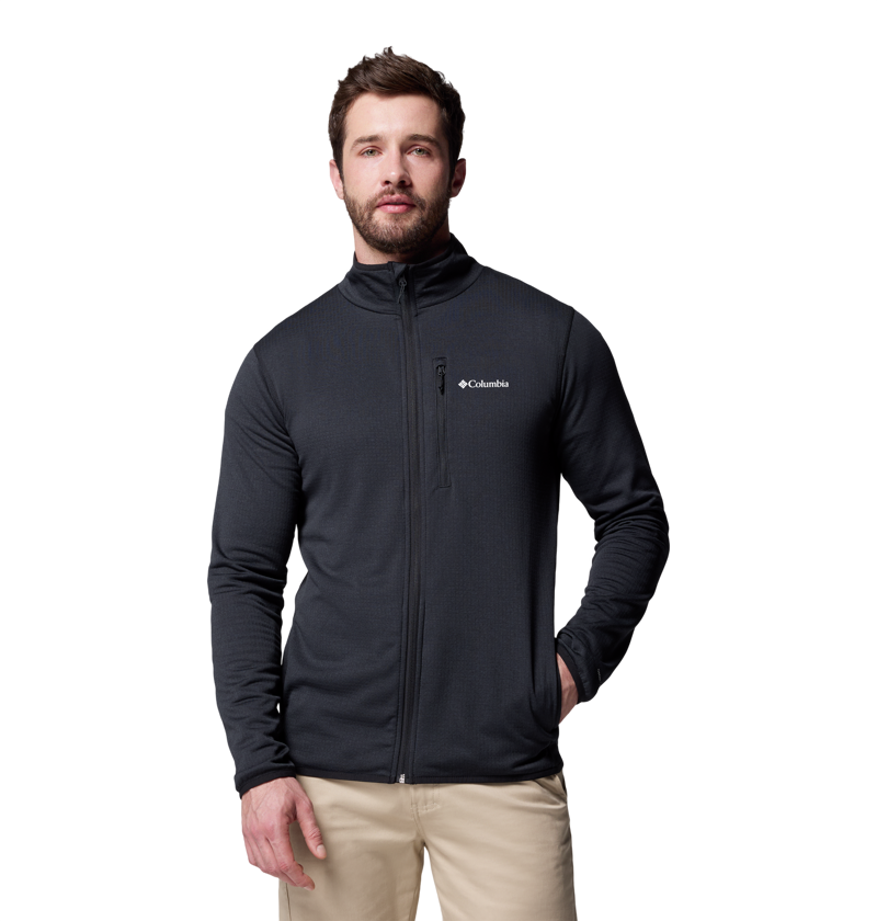 Essential Hike Grid Fleece Jas