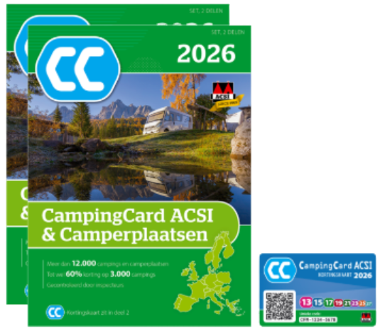 CampingCard ACSI & Camperplaatsen 2026