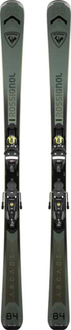 Arcade 84 Ski's + Bindingen