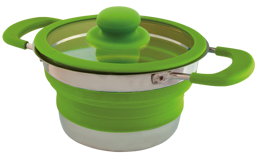 Opvouwbare Pan + Deksel 1L