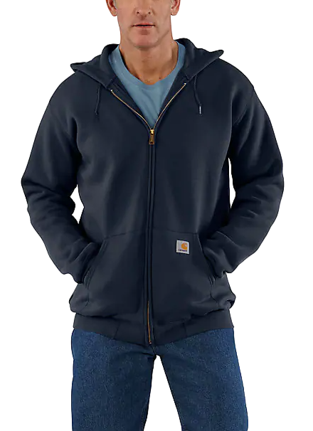 Loose Fit Midweight Full-Zip Sweatshirt