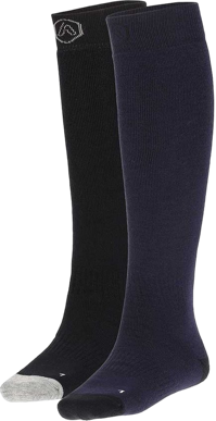 Ski Socks Plain 2-Pack Skisokken