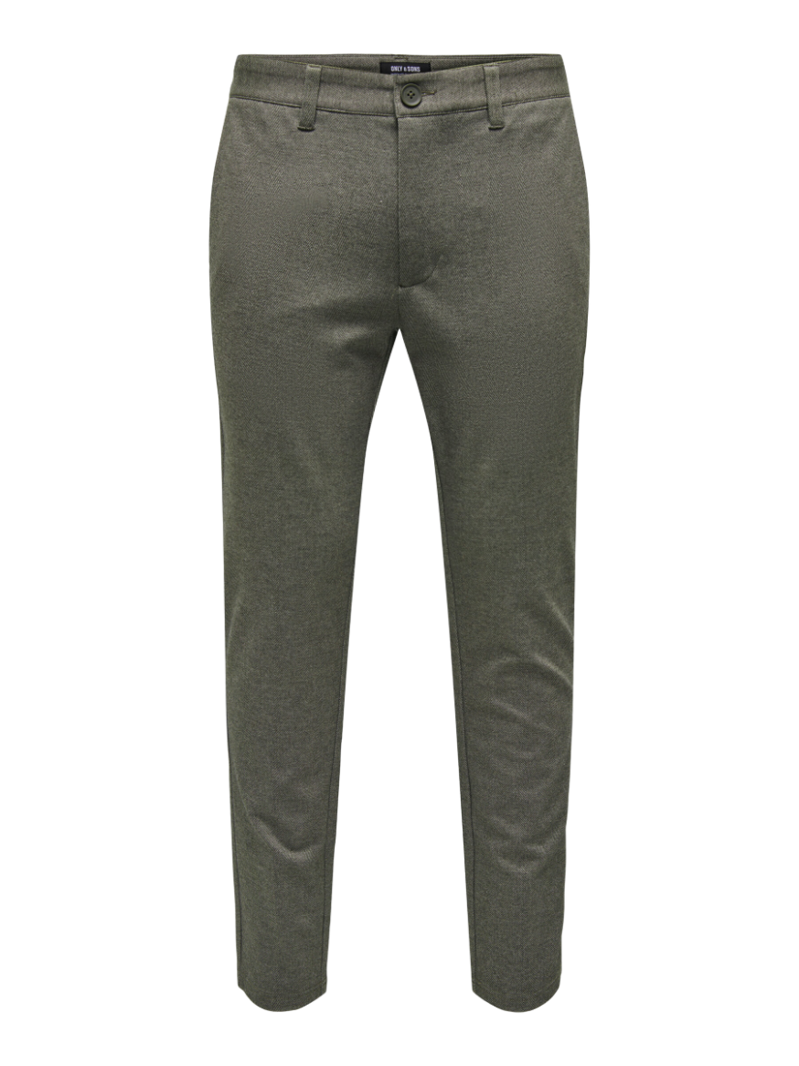 Only & Sons Mark Slim Herringbone Chino