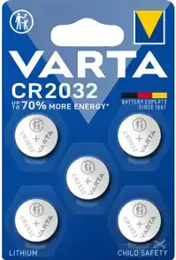 CR2032 Lithium 5-pack Batterijen