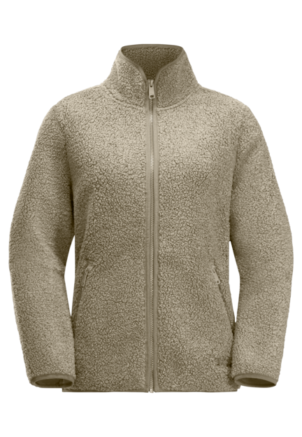 High Curl Fleece Jas