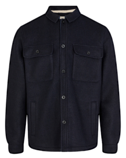 Aklion Boiled Wool Overshirt