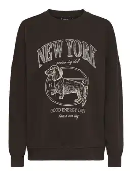 Bila L/S Bear O-Neck Sweatshirt