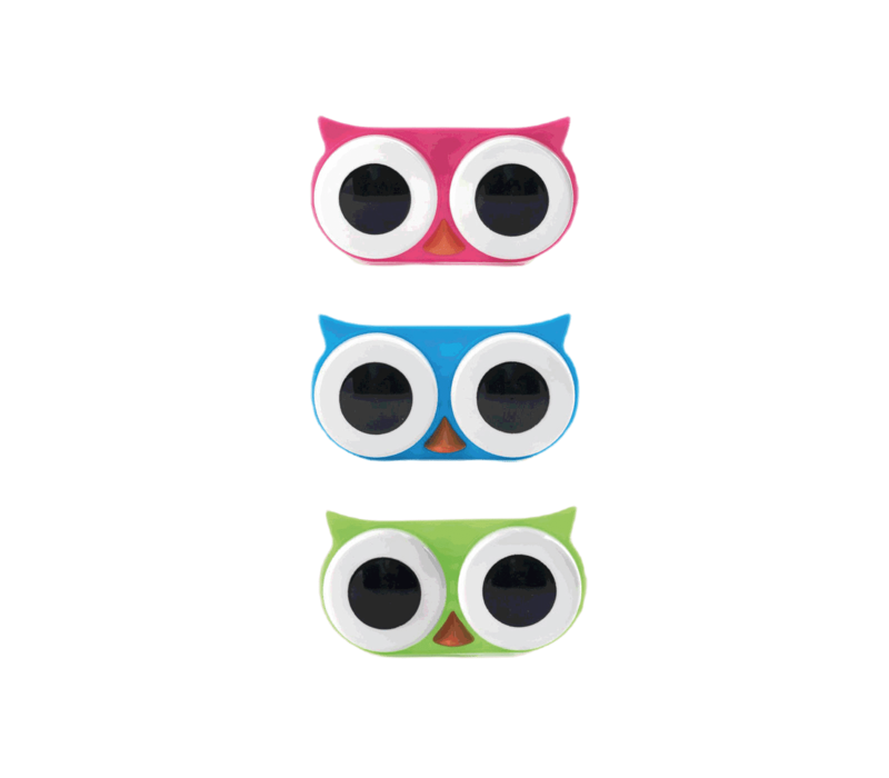 Kikkerland Owl Contact Lens Case