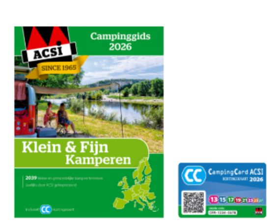 ACSI Klein & Fijn Kamperen gids 2026
