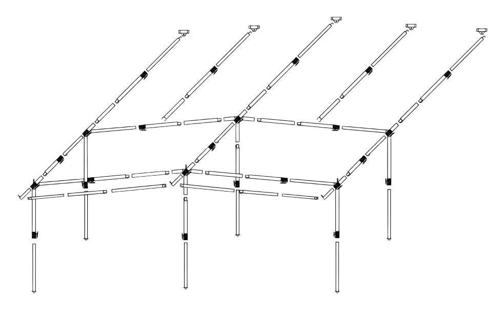 Frame Voortent Royal 350 De Luxe Staal Easygrip 25mm