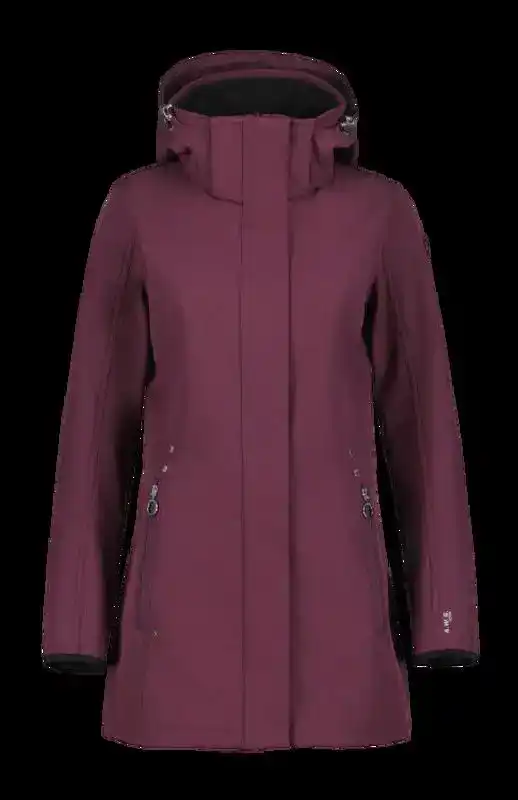 LUHTA ILONIEMI Dames Outdoorjas - Plum - Maat 36