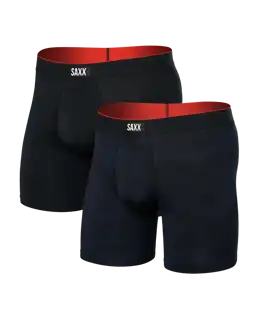 Multi Sport Mesh Boxer Brief Fly 2PK