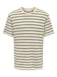 Ian Reg Ss Stripe Struct Tee