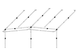 Frame Voortent President/Smaragd Staal Easygrip 28mm