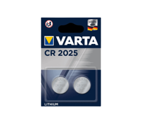 CR2025 Lithium 2-pack Batterijen