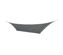 SCHADUWDOEK RUIT GRIJS 3,6X3,6M