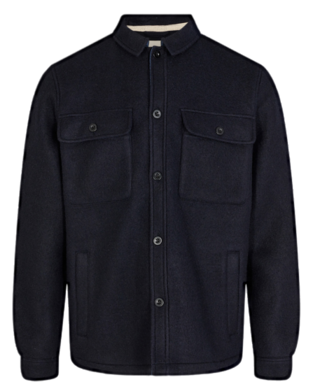 Aklion Boiled Wool Overshirt