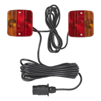 Aanhangerverlichtingsset Magneten