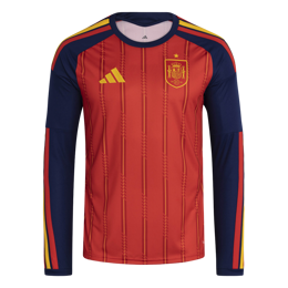 Spanje Thuisshirt 2026 Lange Mouwen
