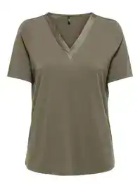 Free Split V-Neck Top