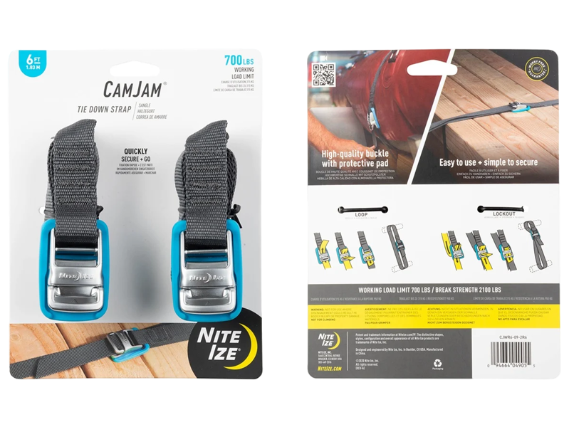 CamJam Tie Down Spanband 182CM 2 Stuks