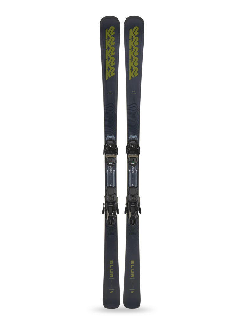 Blur 74 Ski's + Bindingen